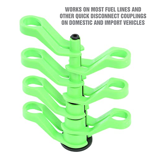 OEMTOOLS 26515 Angled Disconnect 7 Pc Set, Fuel Line Disconnect Tool, Disconnect Spring Lock Couplings for Ford and Chrysler AC Lines, AC Line Disconnect Tool - style: Offset - Seven Piece