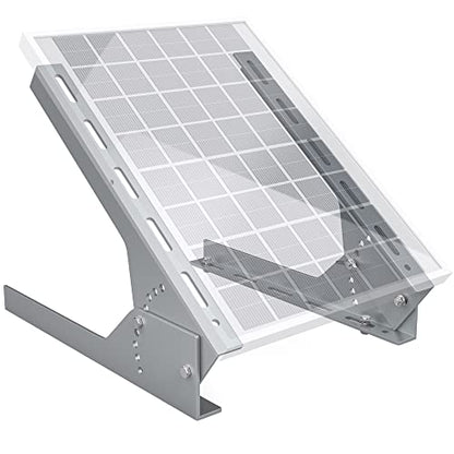 SOLPERK Solar Panel Mount - 13.8in Stand, Angle Adjustable (0-60 Degree), Mounting Brackets for 1 Solar Panel - size: Mount Bracket