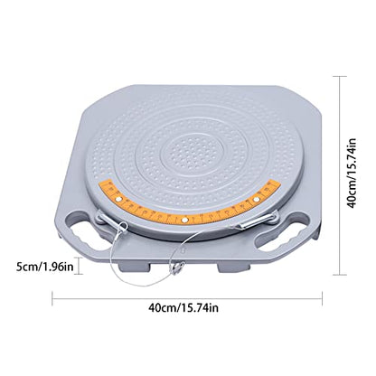 Wheel Alignment Tool, Pair Wheel Alignment Aluminum Turntable, Camber Alignment Tool for Car Truck, 360° Rotating 4 Ton Capacity