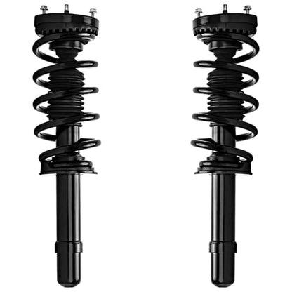 Detroit Axle - AWD Struts Shock Absorbers for 2012-2023 Chrysler 300 Dodge Charger [3.6L], Front 2 Complete Struts w/Coil Spring 2 Rear Shock Absorbers Replacement - size: 4AQ47185/ strut shock kit