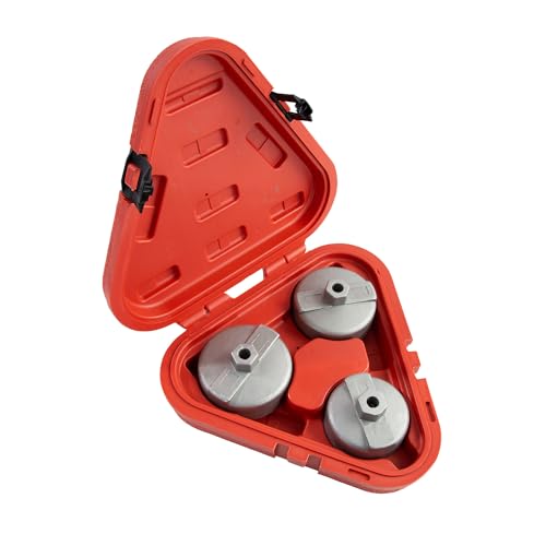 OEMTOOLS 25409 Oil Filter Cap Wrench Set, Fits Filters 64 mm, 73 mm, and 74 mm, 14 Flute Oil Filter Wrench Set, Oil Filter Removal Tool Compatible with 22 mm or 7/8" Drive Tools - size: 3-Piece Set
