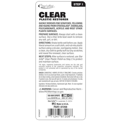 Star Brite Clear Plastic Restorer - style: Step 1 Clear Plastic Restorer