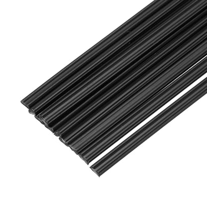 MECCANIXITY 10pcs 13 Inch Plastic Welding Rods PP Welding Strips Welder Rods for Car Bumper, Kayak Repair, Plastic Welder, Black - color: Black, size: 13 Inch