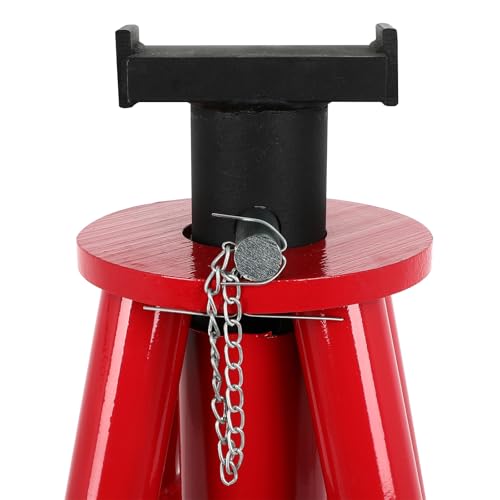ROADFAR 10 Ton Pin Type Jack Stand for Car Truck Lift | Adjustable Height 30" to 48" for Cars Trucks, Trailers, Equipment in garages，Agricultural, Industrial