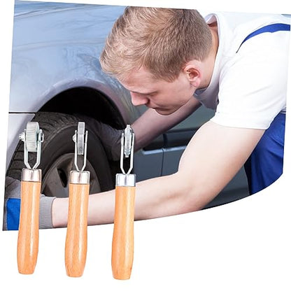 Gatuida 3pcs Car Tire Compaction Roller Set Auto Tire Repair Tool for Patch Adhesion Lightweight Portable Rollers for Optimal Sealing Performance