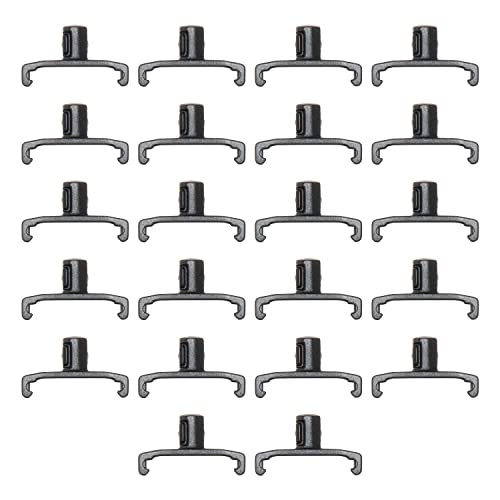 ERNST 8440-Black 1/4-Inch Dura-Pro Twist Lock Socket Clips, 22-Pack, Black - size: 1/4-Inch