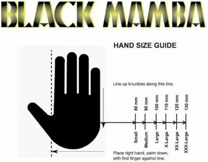 Black Mamba Super Strong Nitrile 100 Glove BOX (EXTRA LARGE) - size: X-Large