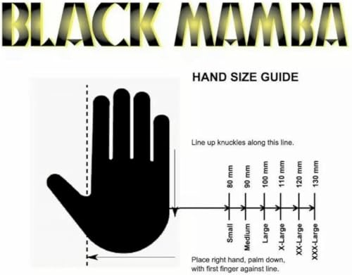 Black Mamba Super Strong Nitrile 100 Glove BOX (MEDIUM) - size: Medium