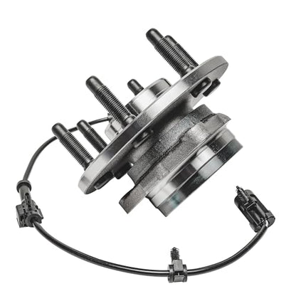 Detroit Axle - 4WD 2 Front Wheel Bearing Hubs for 1999-2006 Chevrolet Silverado 1500 GMC Sierra 1500 Avalanche Yukon XL Suburban 1500 Tahoe Cadillac Escalade EXT ESV, Wheel Hub and Bearings Assembly - style: 2W2800204/Pair
