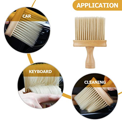 FAVOMOTO 2pcs Car Air Vent Cleaner Brush Ergonomic Interior Detailing Tool Soft Bristles for Efficient Car Cleaning Compact Design for Easy Storage and Use