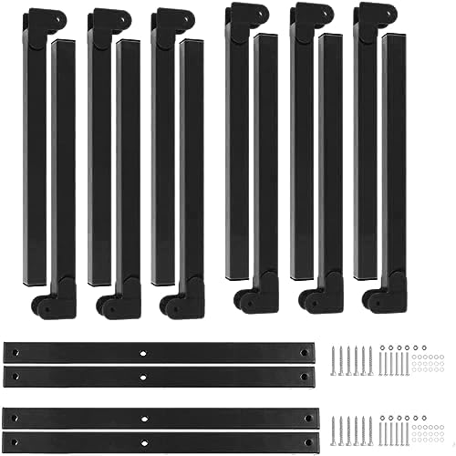 Ultrawall Wall Mount Wood Organizer and Lumber Storage Metal Rack for Shed, Workshop, Garage with 3-Level (Black-4 Pack) - style: Black-4 PACK