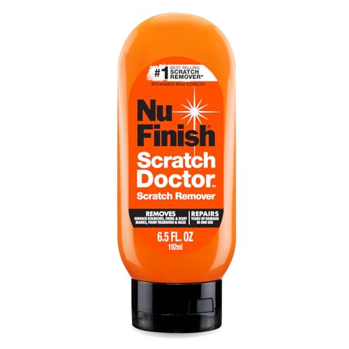 Nu Finish Car Scratch Remover, Scratch Removal for Cars Eliminates Paint Scrapes, Scuffs, Haze and Swirls on Cars, Boats and Motorcycles , 6.5 Oz, White - size: 6.5 Oz, style: Scratch Doctor