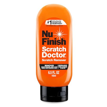 Nu Finish Car Scratch Remover, Scratch Removal for Cars Eliminates Paint Scrapes, Scuffs, Haze and Swirls on Cars, Boats and Motorcycles , 6.5 Oz, White - size: 6.5 Oz, style: Scratch Doctor