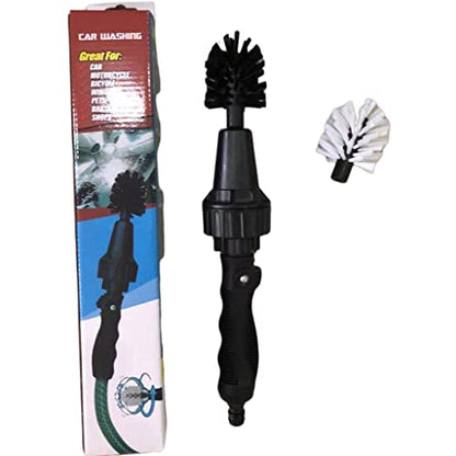 Vehicle Wash Tools Wheel Tire for Detailing Cleaning Brush Water-Powered Brush Multipurpose Cleaning Tools Motorcycle Bicycle Car Interior Exterior Cleaning Brush Kit