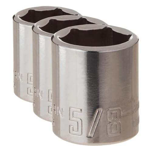 CRAFTSMAN Shallow Socket, SAE, 3/8-Inch Drive, 5/8-Inch, 6-Point (CMMT43005) (Pack of 3) - size: 5/8" (Pack of 3)