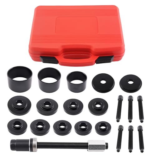 maXpeedingrods 19pcs Front Wheel Drive Bearing Removal Installation Tool Kit, FWD Wheel Bearing Press Puller Service Tool Set, Automotive Wheel Bearing Install/Remover Master Kit