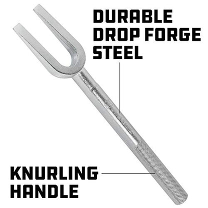 Powerbuilt 15/16-Inch Ball Joint Separator Tool – Pickle Fork, Heavy-Duty Steel for Tie Rod and Ball Joint Removal, Suspension and Steering Joint Splitter - 648468 - size: 15/16 in.