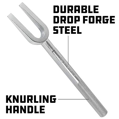 Powerbuilt 15/16-Inch Ball Joint Separator Tool – Pickle Fork, Heavy-Duty Steel for Tie Rod and Ball Joint Removal, Suspension and Steering Joint Splitter - 648468 - size: 15/16 in.