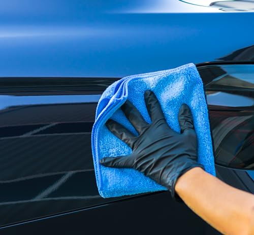 Aero Cosmetics Wash Wax ALL Spray Waterless Car Wash Wax Kit Quick Detailer | UV-Protective Shine, Water-Based 144 oz + 4 Towels - Safe on Ceramic Coatings - Car, RV, Boat, Aircraft - Quick Detailer