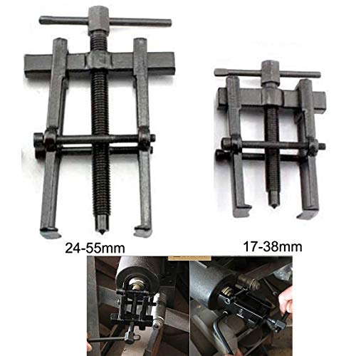 Two Jaw Twin Legs Bearing Gear Puller Remover Hand Tool Removal Kit (17-38mm) - size: 17-38mm
