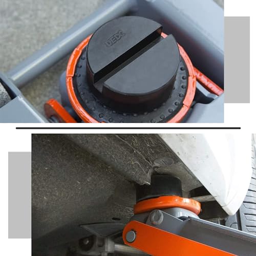 DEDC Floor Jack Pad Universal Jack Stand Rubber Pinch Protector Car Adapter 2 Pack, Oil Change Mush Haves, Change Tire Repair Tires Oil Must Have, for Car SUV Truck Pickup Sedan MPV Wagon
