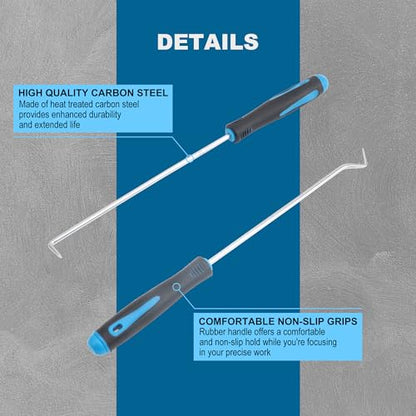 Tool, Pick Hook Set, Gasket Pick Hooks Puller Remover, Pick Tool Set for Car Auto Oil Seal/O-Ring Remover