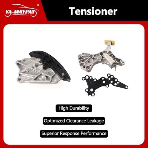 8PCS Engine Timing Chain Kit W/Tensioner & Guide Compatible with Volkswagen 2007-2019 Beetle,2012-2022 Passat,2007-2018 Jetta,2009-2014 Golf 2.5L OE#07K109158B 07K109231A 07K109469G