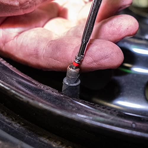 OEMTOOLS 22589 Tire Valve Core Tool Set - 2 Piece, Valve Core Tool, Tire Valve Stem Tool, Shrader Valve Remover, Tire Repair Tools, 2 Piece Set | Schrader Valve Core Tool Set, 2" & 5" Blades, Service Cars, Trucks, Motorcycles, Bicycles, Acetate Handles -