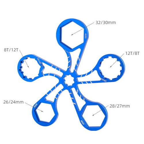 Mountain Bicycles Front Fork Removal Wrench Spanner Shock Absorbers Caps Mountain Bike Repair Tool Cycling Accessory