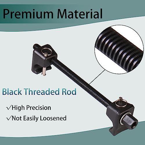 MOSTPLUS Macpherson Strut Spring Compressor Tool Set with Locking Pins, Universal Dual Heavy-Duty Coil Spring Compressor Tool Automotive Forged Hooks 10 Inch Maximum Safe Open, 13/16" Hex, 1/2" Drive