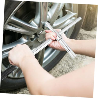 Unomor Emergency Lug Nut Wrench for Car Tire Way Lug Wrench High Torque Breaker Bar for Vehicle Maintenance