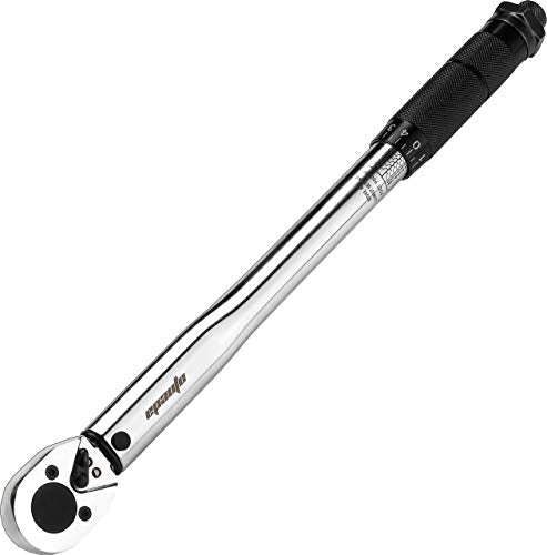 EPAuto 3/8-Inch Drive Click Torque Wrench 10-80 Ft-lb./ 13.6-108.5 Nm | 3/8-Inch Drive Click Torque Wrench 10-80 ft-lb. / 13.6-108.5 Nm 1.5" Wx1 Dx14.5 H - size: 3/8 Inch Drive (10-80 ft.-lb.)