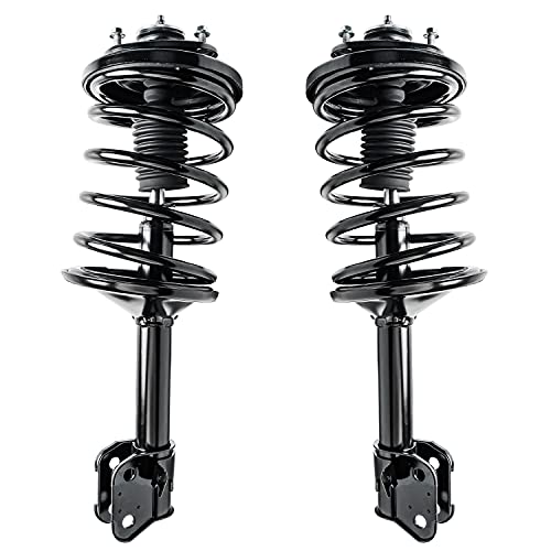 Detroit Axle - 2 Front Struts for 2003 2004 2005 Honda Pilot 2001-2002 MDX, 2 Complete Struts & Spring Quick Install Ready Shocks Assembly Replacement Suspension - size: 171451_171452/PAIR