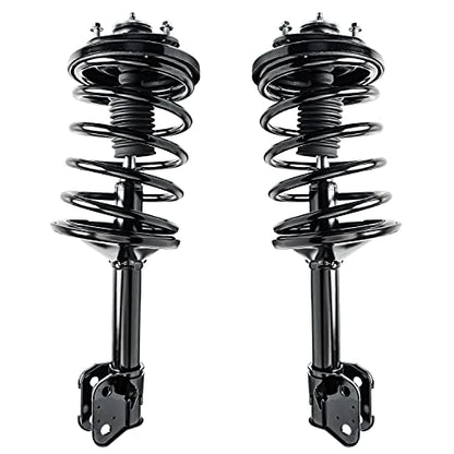 Detroit Axle - 2 Front Struts for 2003 2004 2005 Honda Pilot 2001-2002 MDX, 2 Complete Struts & Spring Quick Install Ready Shocks Assembly Replacement Suspension - size: 171451_171452/PAIR