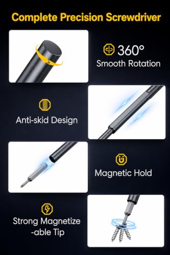 LIFEGOO Ratchet Screwdriver Set: 71 in 1 Magnetic Screwdriver Sets, S2 Steel Bits & Flexible Shaft Suitable for Precision Electronics, Furniture Assembly & Bicycle Repair Tools - size: 71 in 1
