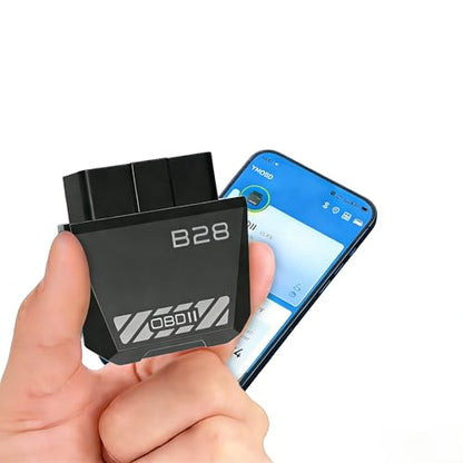 Wireless Bluetooth OBD2 Scanner, Auto Code Reader with Check Engine Light Reset, Live Data & I/M Readiness, USB Car Diagnostic Tool for iOS Android, Free YMOBD App, Compatible with Torque AlfaOBD