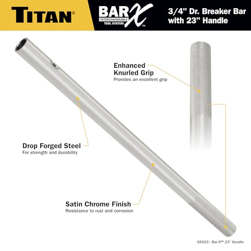 Titan Bar-X 64185 3/4-Inch Drive 30-Inch Breaker Bar