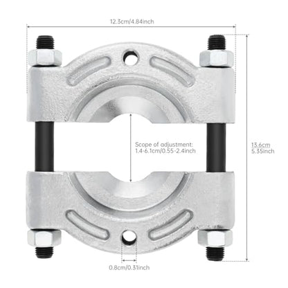 ChgImposs Heavy Duty Bearing Puller with 3/8 to 3 inch Jaw for Gear Pinion/Wheel Hub/Bearing Separator, Chrome-Plated Steel Splitter Tool - size: 3/8 to 3 inch