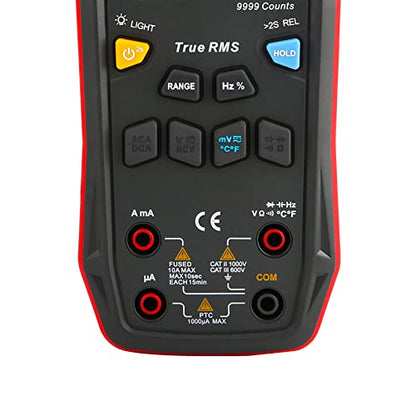 UNI-T Digital Multimeter Smart,UT60S True RMS,9999 Counts 1000V AC DC Voltmeter Ammeter Capacitor Temperature,Fully Automatic Anti-Burn Intelligent Multimeter Tester - size: UT60S