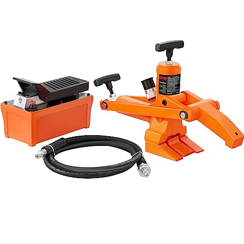 VEVOR Hydraulic Bead Breaker, 10000 PSI Tire Bead Breaker with Metal Foot Pump, Heavy-Duty Steel Bead Breaker Tool for Tractors, Trucks, Buses, Lawn Mowers, ATVs | Heavy-Duty Steel Bead Breaker Tool, 6 Pounds Load Capacity for Tractors, Trucks, Buses, Law