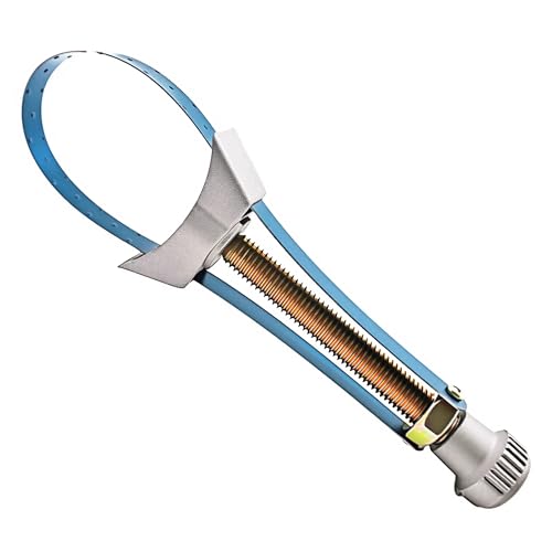 Oil Filter Wrench Adjustable Strap Spanner 60mm To 120mm Diameter Auto Motorcycle Oil Filter Tool Strap Wrench Universal Removal Tools Suction Tweezers Replacement Tips Strap Wrench