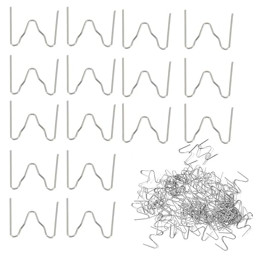 500 Pcs Hot Staples, Hot Stapler Kit Welding Rods Bumper Repair Welding Wire for Repair Machine Car Bumpers Car Bumper Repair Kit, 0.6MM Outside Corner Staples - size: 0.6MM Outside Corner Staples
