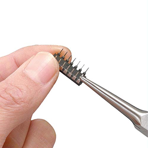 VAMPLIERS 5.5" Mini Precision Needle Nose Pliers, ESD Safe, Made in Japan | Non-Serrated Precision Tip, High Carbon Steel, ESD Safe Ergonomic Handles, For SMD, PCB, Circuit Boards, and Electronics Work - style: 5.5" Needle Nose Pliers