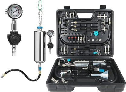 Fuel Injector Cleaner Kit, Non-Dismantle Fuel Injection System Cleaner Tester 1L 150PSI Fuel Injector System Cleaning Machine Tool Catalytic System Cleaner Converter Cleaner for Gasoline Cars Vehicle - size: Fuel Injector
