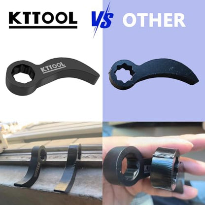 Pry Bar Wrench Adaptor Head, Crowbar Adapter Head Tool, Half Shaft Removal Car Repairing Tools 3/8" Drive - color: 3/8