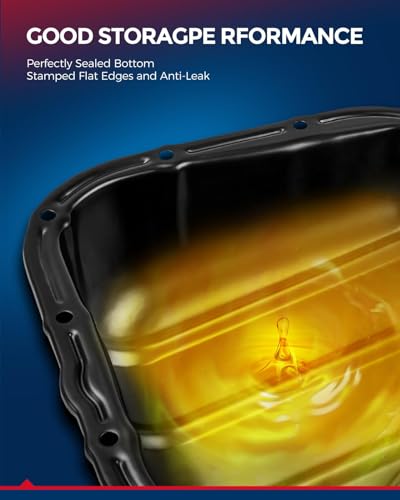 KAX 264-132 Engine Oil Pan Fit for Chevrolet C1500; GMC C1500 1991-1999, K1500; K1500 Suburban; K1500; K1500 Suburban 1996-1999, Tahoe; Yukon 1996-2000, Gasket not included - color: Engine oil pan, size: 264-132