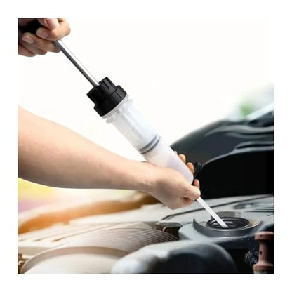 Car Oil Fluid Extractor Siphon Pump Brake Fluid Fluid Syringe Pump Auto Manual Suction Vacuum Fuel Transfer Hand Pump Dispenser(500ML) - color: 500ML