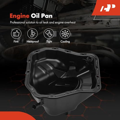 A-Premium Lower 2.5L Engine Oil Pan Sump with Plug, Gasket & Bolts, Compatible with Subaru Outback 2006-2009, Forester 2006-2013, Impreza 2006-2014, WRX 2013-2016, WRX STI 2013-2020 & Saab 9-2X 2006 - style: Complete Oil Pan Kit