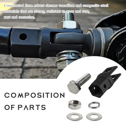 Scissor Jack Adapter, Scissor Jack Drill Adapter for 1/2" Drive Impact Wrench or 13/16" Lug Wrench, Power Drill Scissor Jack Connector for Car RV Trailer, Car Accessories