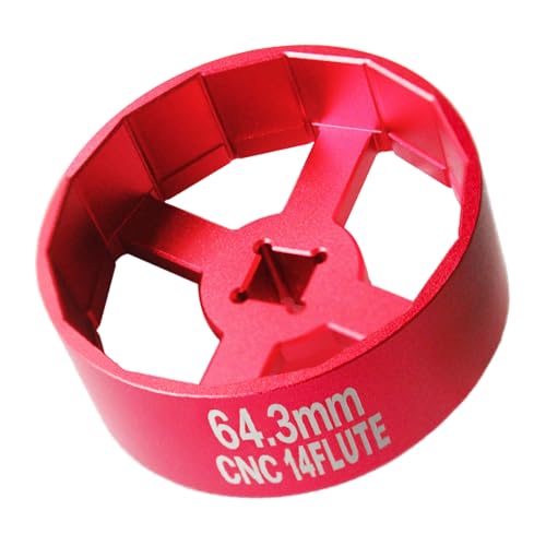 Oil Filter Wrench, Socket, for toyota Camry Tacoma Lexus Tundra 4Runner RAV4 Corolla Highlander Prius accessories- 64mm oil filter Tool - color: Red, size: 64.3mm
